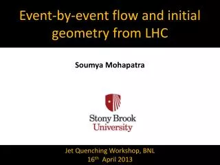 Event-by-event flow and initial geometry from LHC