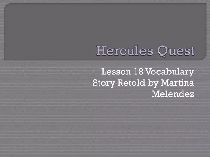 hercules quest