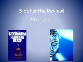 Siddhartha Review!