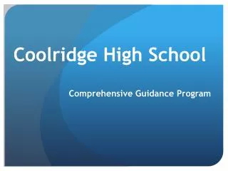 Coolridge High School