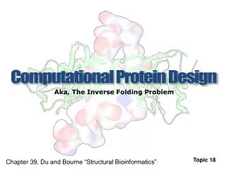 Computational Protein Design