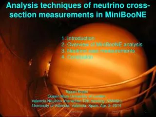Analysis techniques of neutrino cross-section measurements in MiniBooNE