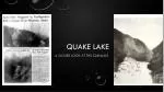 Quake lake