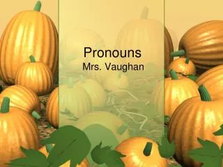 Pronouns