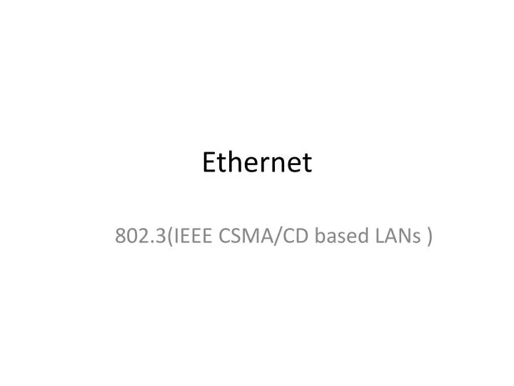 ethernet