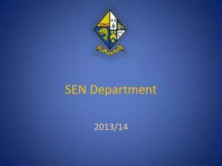 SEN Department