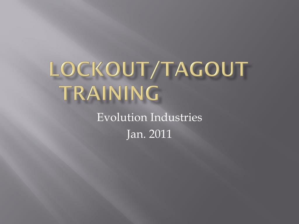PPT - Lockout/ Tagout Training PowerPoint Presentation, free download ...
