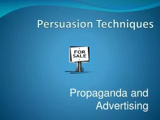 Persuasion Techniques