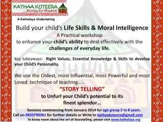Sessions commencing from January 2014 for age group 2 to 8 years .