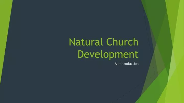 natural church development