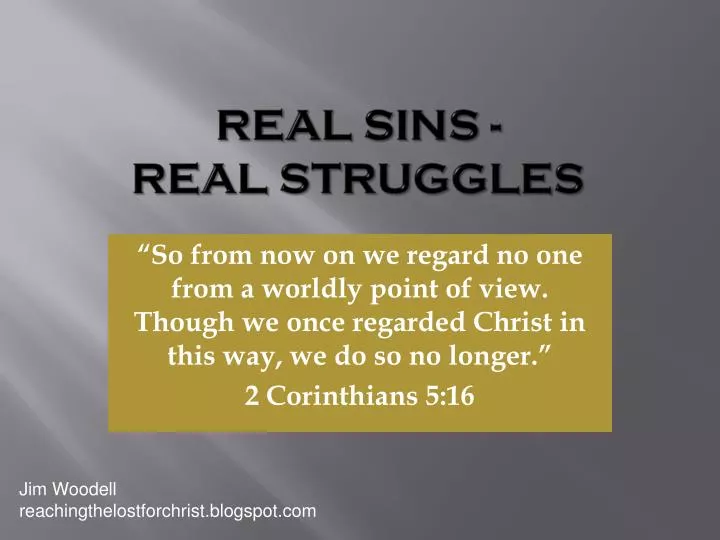 real sins real struggles