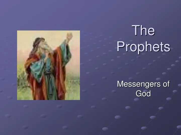 the prophets