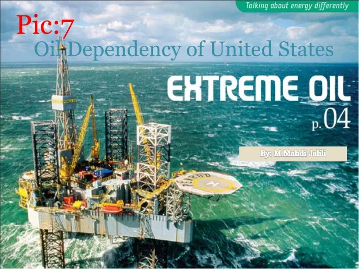 oil dependency of united states