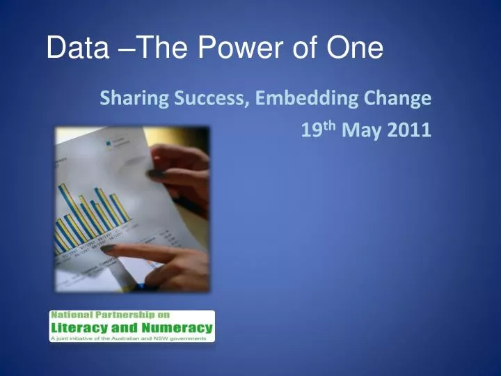data the power of one