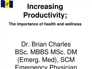 Increasing Productivity;