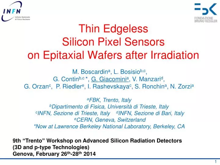 thin edgeless silicon pixel sensors on epitaxial wafers after irradiation