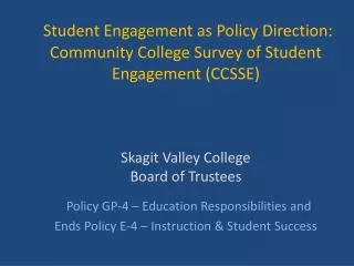Why Student Engagement?