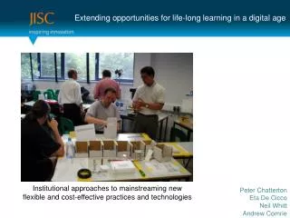 Extending opportunities for life-long learning in a digital age