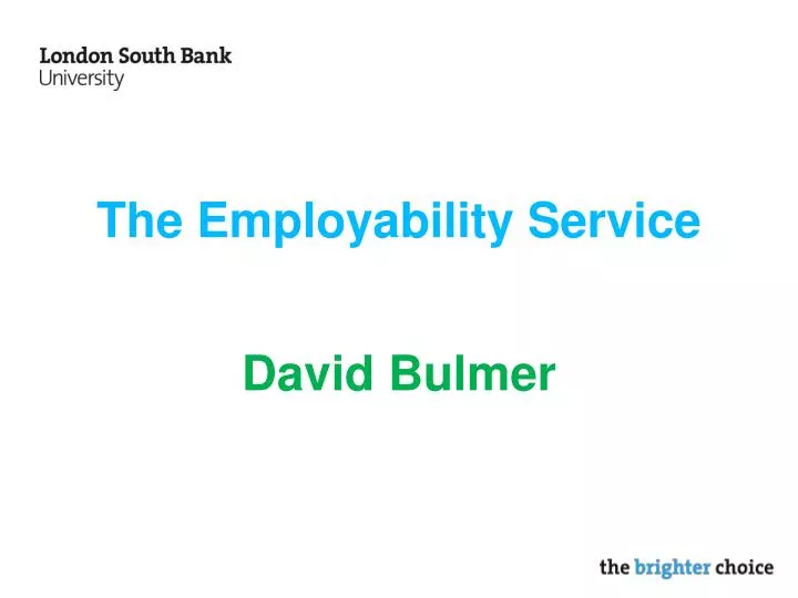 the employability service