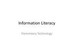 Information Literacy - slide 1