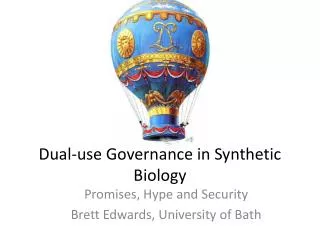 Dual-use Governance in Synthetic Biology