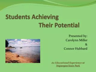 Students Achieving Their Potential