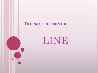 The next element is
