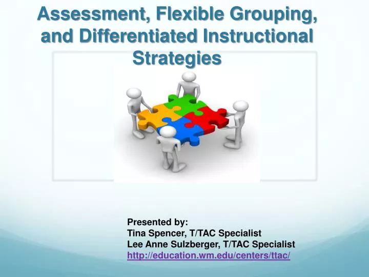 assessment flexible grouping and differentiated instructional strategies