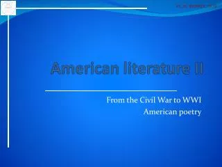 American literature II