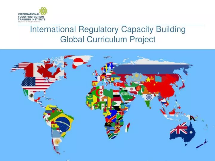 international regulatory capacity building global curriculum project