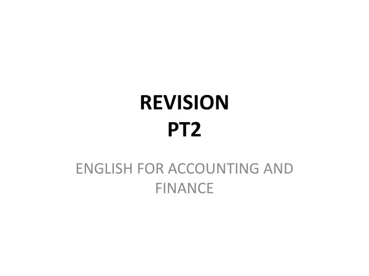 revision pt2