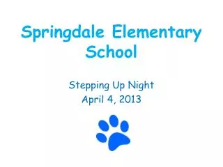 Springdale Elementary School