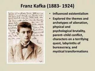 Franz Kafka (1883- 1924)