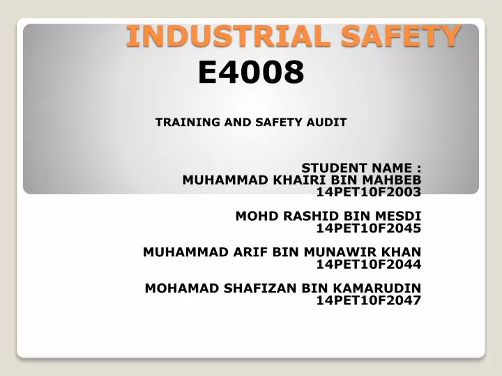 industrial safety