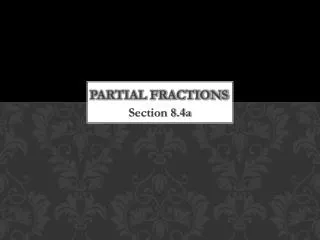partial fractions