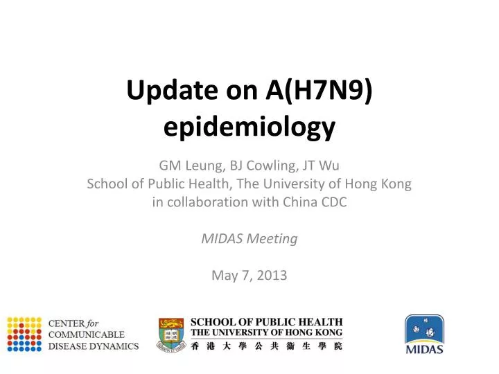 u pdate on a h7n9 epidemiology