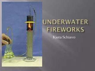 Underwater Fireworks