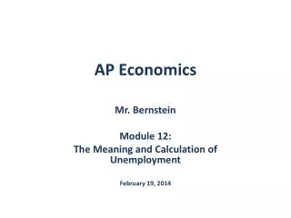 AP Economics