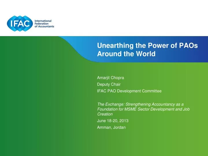 unearthing the power of paos around the world
