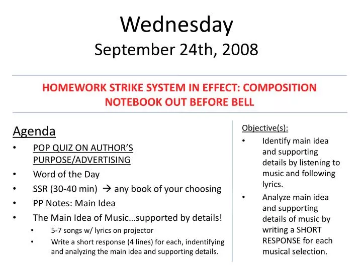 wednesday september 24th 2008