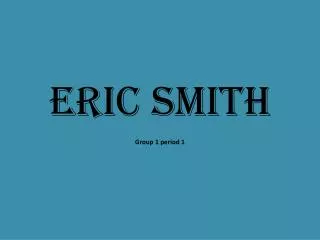 Eric Smith