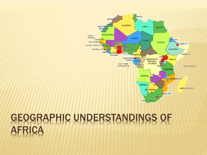 geographic understandings of africa