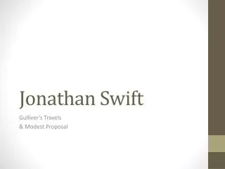 Jonathan Swift