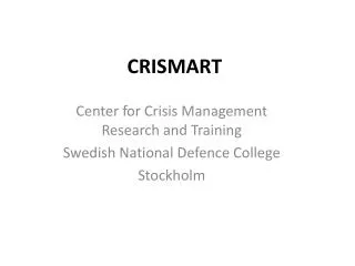 CRISMART