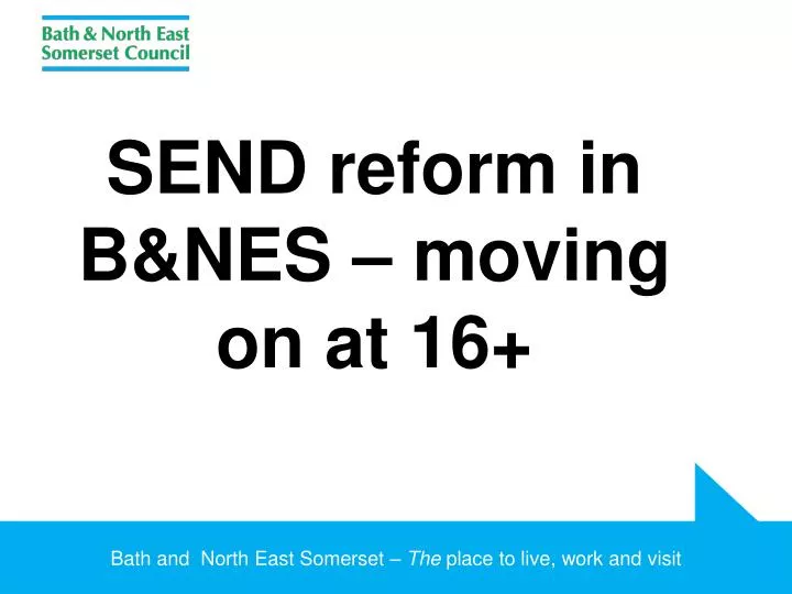 send reform in b nes moving on at 16