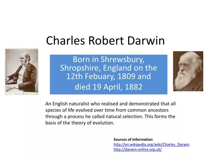 charles robert darwin