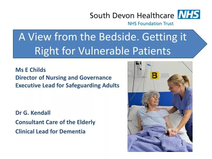 a view from the bedside getting it right for vulnerable patients