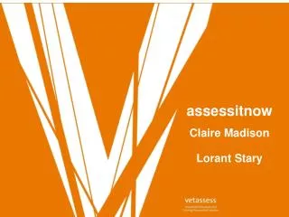assessitnow Claire Madison Lorant Stary