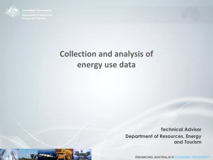collection and analysis of energy use data