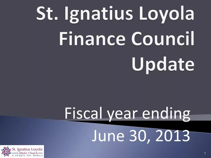 st ignatius loyola finance council update